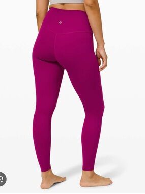 Lululemon Align High-Rise leggings 28in Inseam size 4 Deep Fuschia